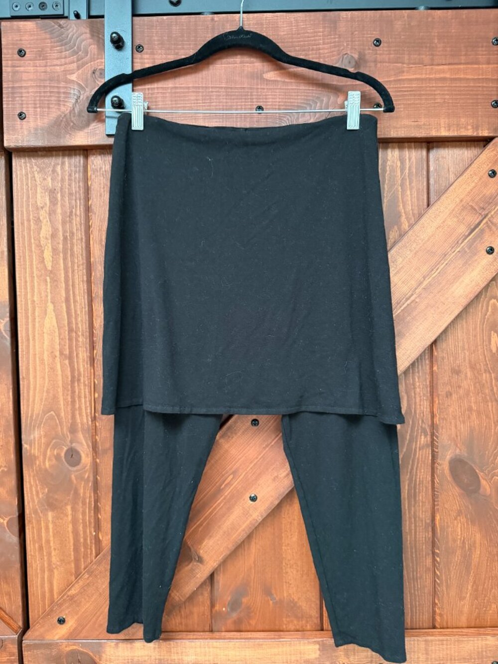 All-in-one large skirt and capri leggings "Spantaloons"